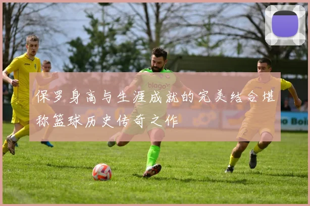 保罗身高与生涯成就的完美结合堪称篮球历史传奇之作